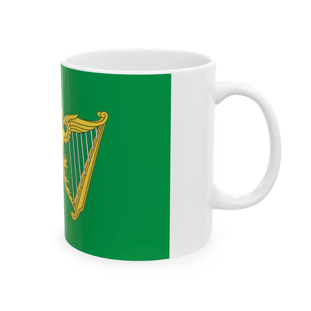 Green Ensign 1701 (Ireland) White Coffee Mug - Go Mug Yourself