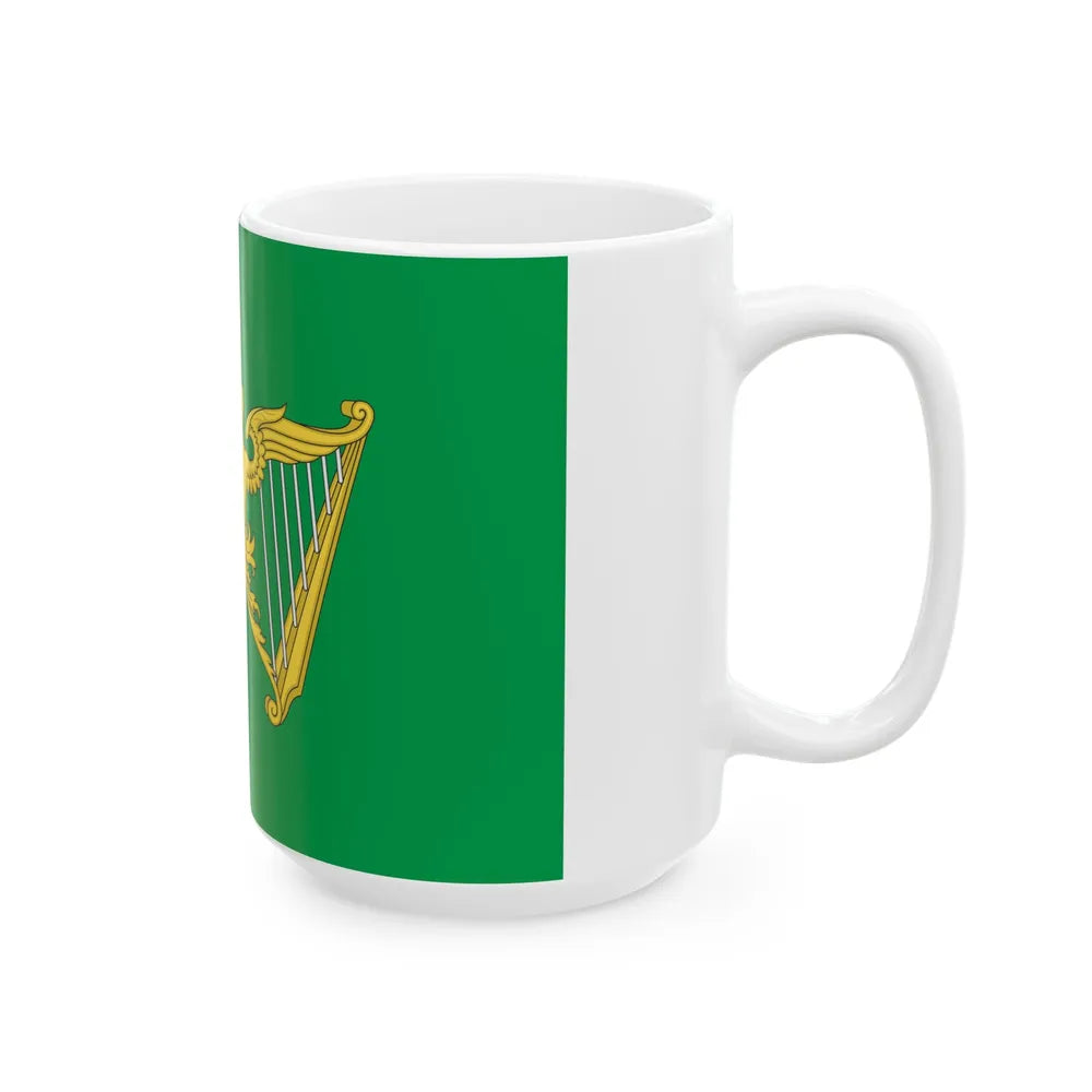 Green Ensign 1701 (Ireland) White Coffee Mug - Go Mug Yourself