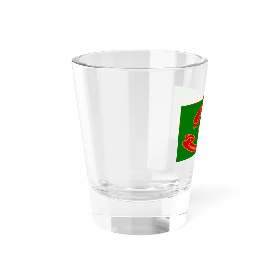 Green Ensign 1st Regiment (United States) Shot Glass 1.5oz - Go Mug Yourself