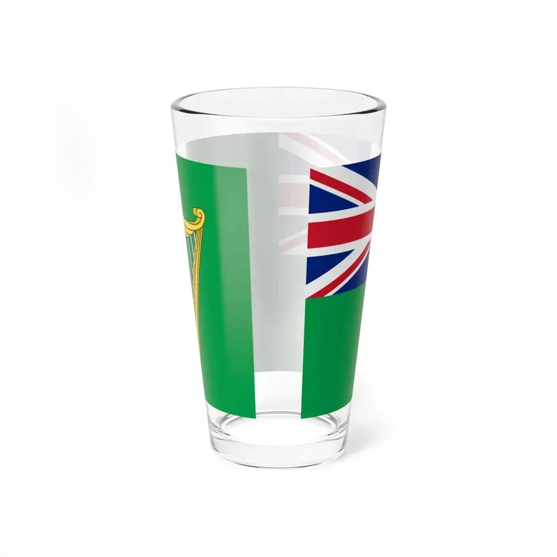 Green Ensign (Ireland) Pint Glass 16oz - Go Mug Yourself