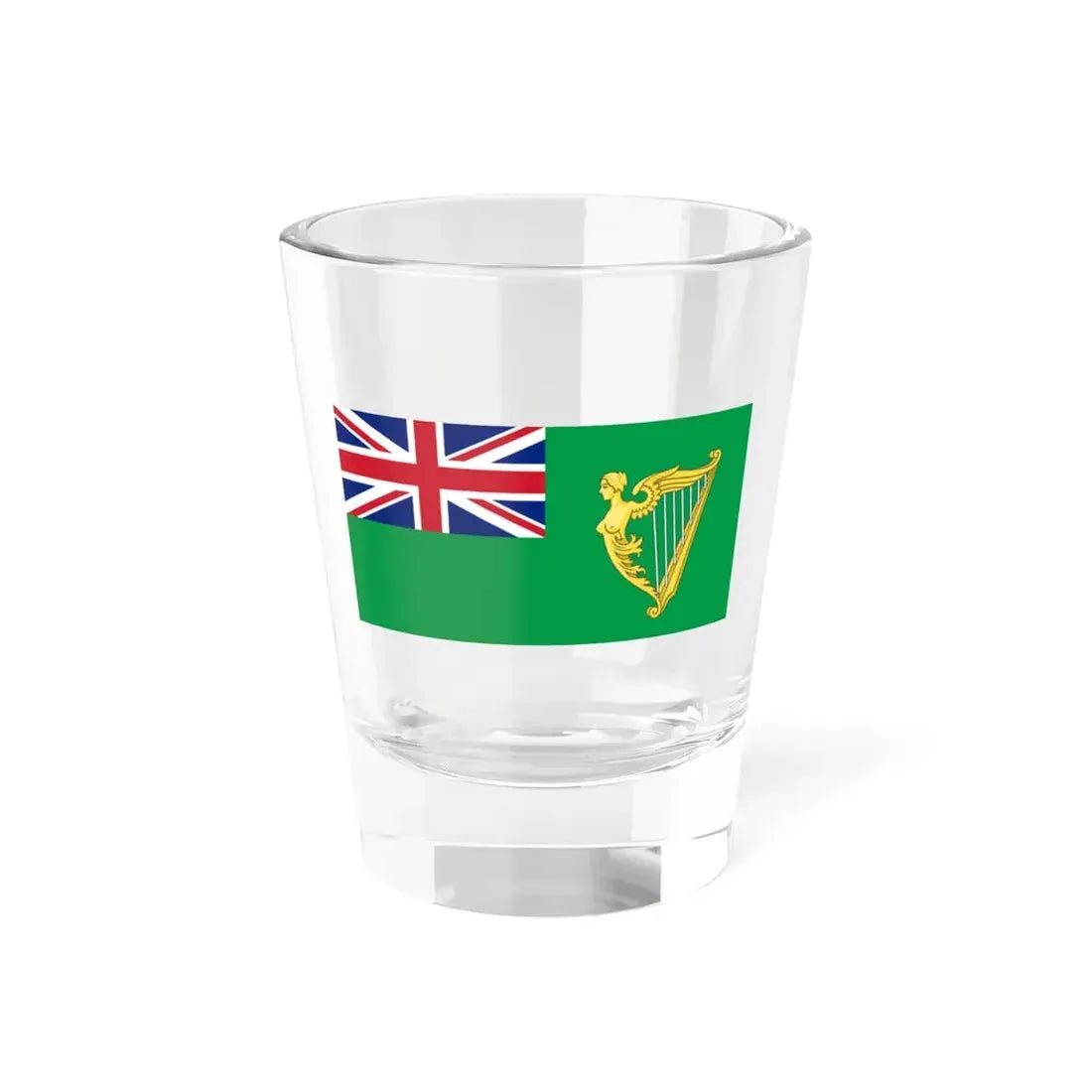 Green Ensign (Ireland) Shot Glass 1.5oz 1.5oz - Go Mug Yourself