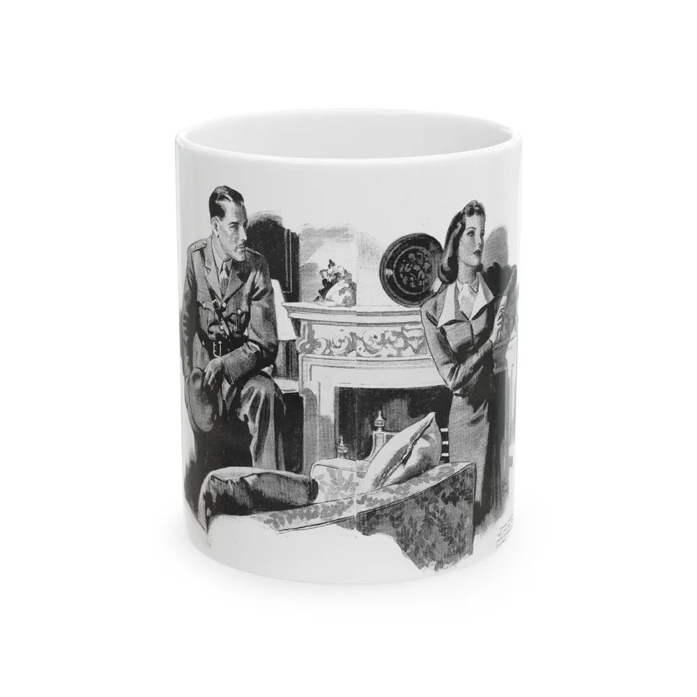 Green Fingers, Woman and Home (British), September 1943 - White Coffee Mug-11oz-Go Mug Yourself