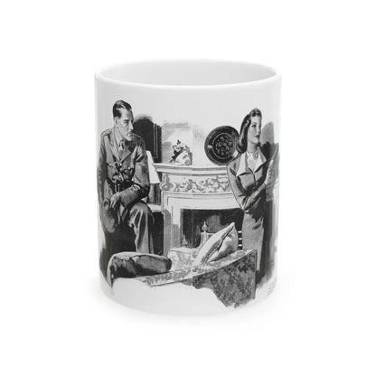 Green Fingers, Woman and Home (British), September 1943 - White Coffee Mug 11oz - Go Mug Yourself