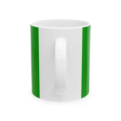 Green Flag of Canada (Canada) White Coffee Mug - Go Mug Yourself