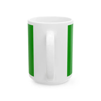 Green Flag of Canada (Canada) White Coffee Mug - Go Mug Yourself