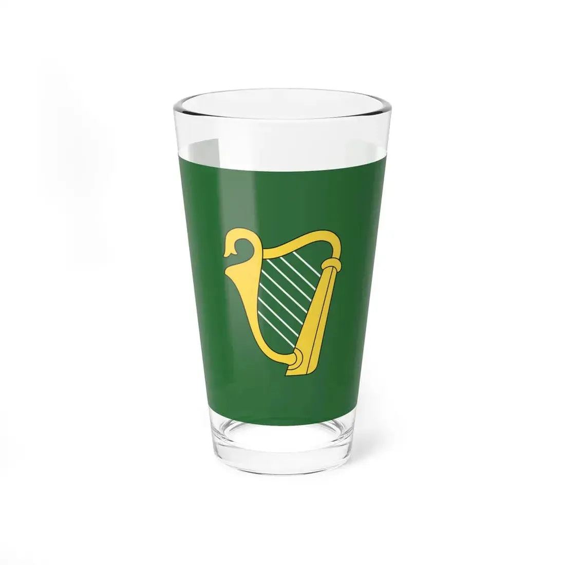 Green flag of Ireland (Ireland) Pint Glass 16oz 16oz - Go Mug Yourself