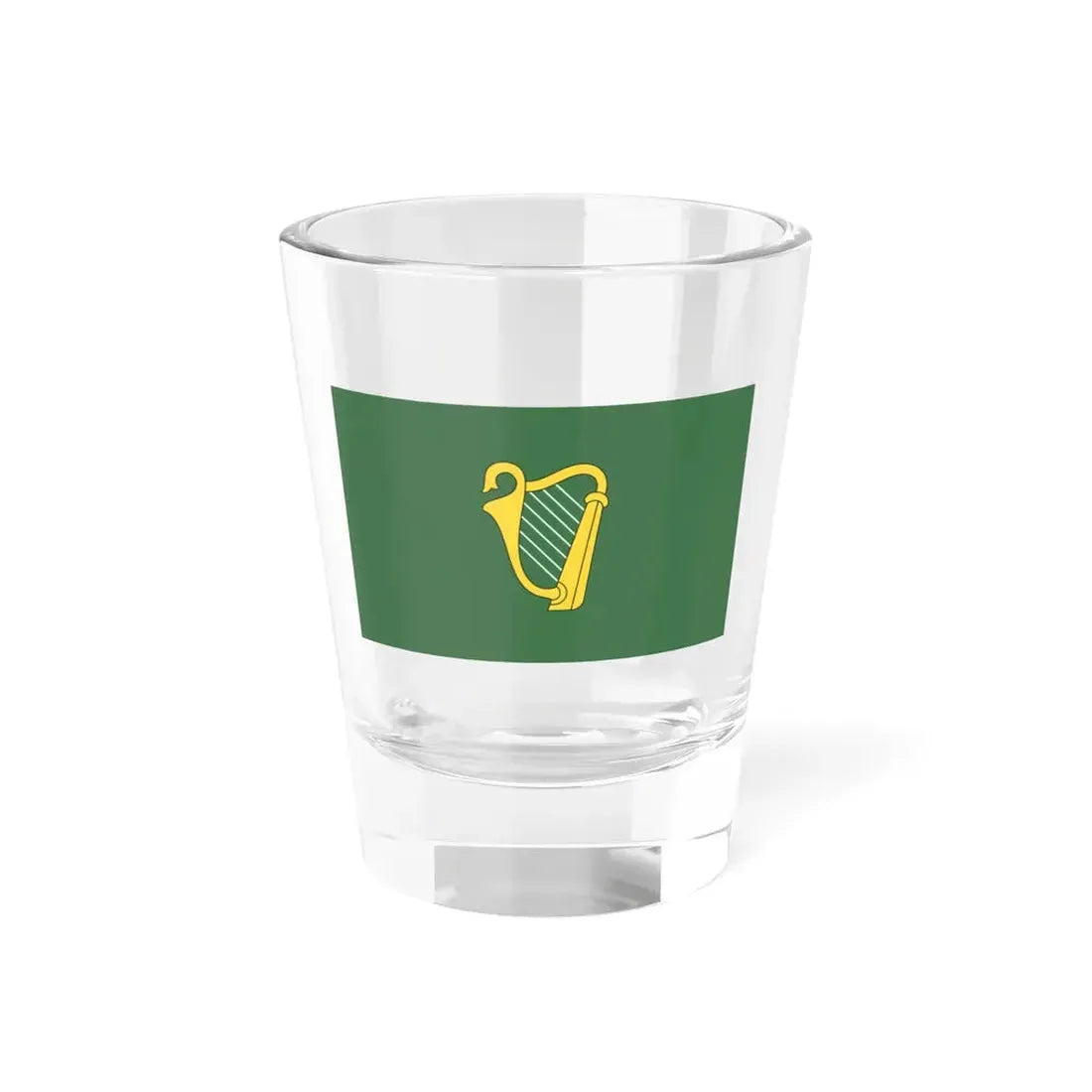 Green flag of Ireland (Ireland) Shot Glass 1.5oz 1.5oz - Go Mug Yourself