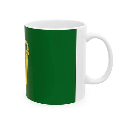 Green flag of Ireland (Ireland) White Coffee Mug - Go Mug Yourself