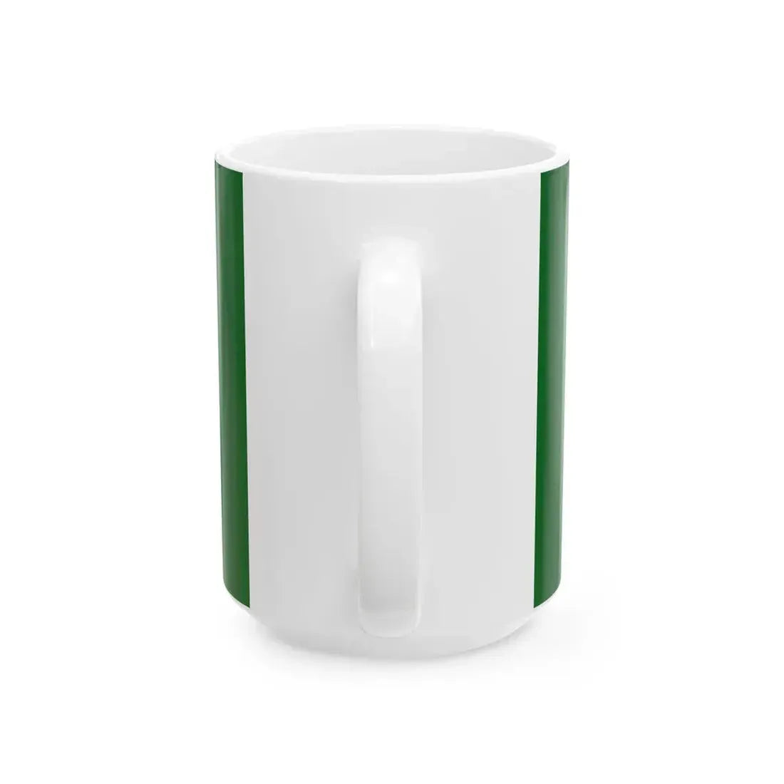 Green flag of Ireland (Ireland) White Coffee Mug - Go Mug Yourself
