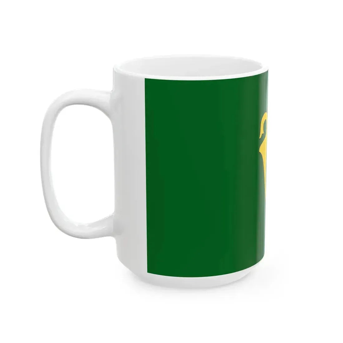 Green flag of Ireland (Ireland) White Coffee Mug - Go Mug Yourself