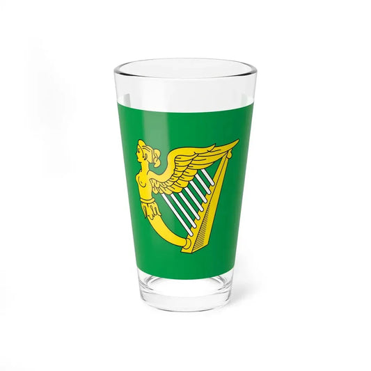 Green harp flag of Ireland 17th century (Ireland) Pint Glass 16oz 16oz - Go Mug Yourself