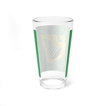 Green harp flag of Ireland 17th century (Ireland) Pint Glass 16oz - Go Mug Yourself