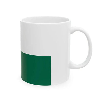 Green historical flag of the Republic of the Rio Grande (Mexico) White Coffee Mug - Go Mug Yourself
