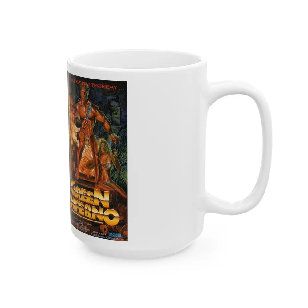 GREEN INFERNO (VHS COVER) - White Coffee Mug-Go Mug Yourself