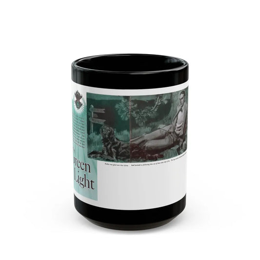 Green Light (1), Cosmopolitan, November 1934 - Black Coffee Mug-15oz-Go Mug Yourself