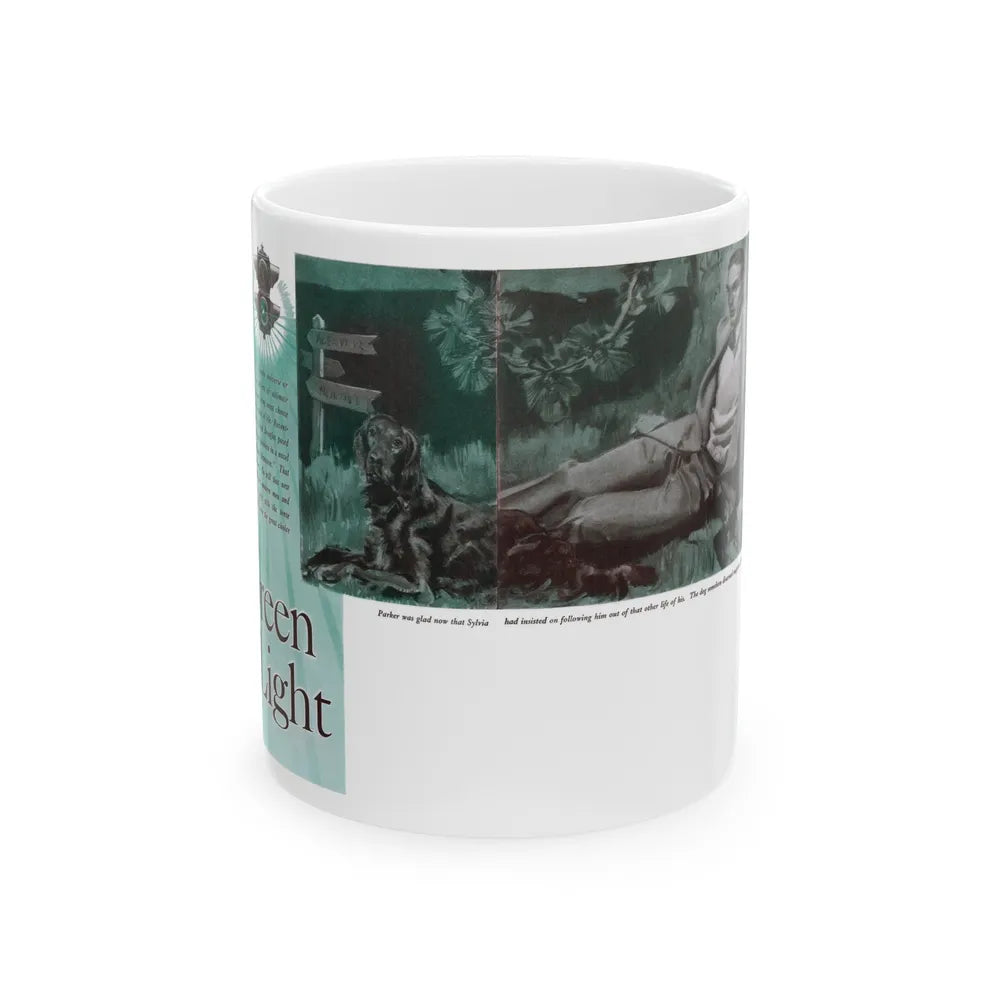 Green Light (1), Cosmopolitan, November 1934 - White Coffee Mug-11oz-Go Mug Yourself