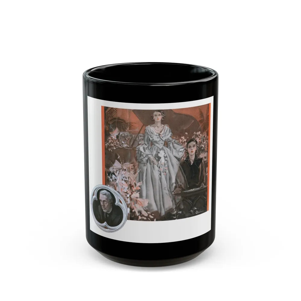 Green Light (2), Cosmopolitan, November 1934 - Black Coffee Mug-15oz-Go Mug Yourself