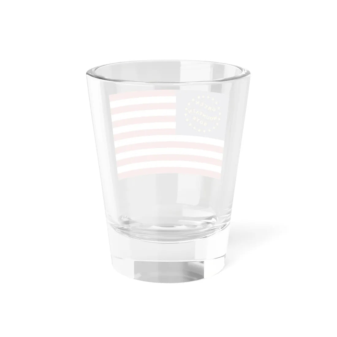 Green Mountain Boys battle flag (United States) Shot Glass 1.5oz - Go Mug Yourself