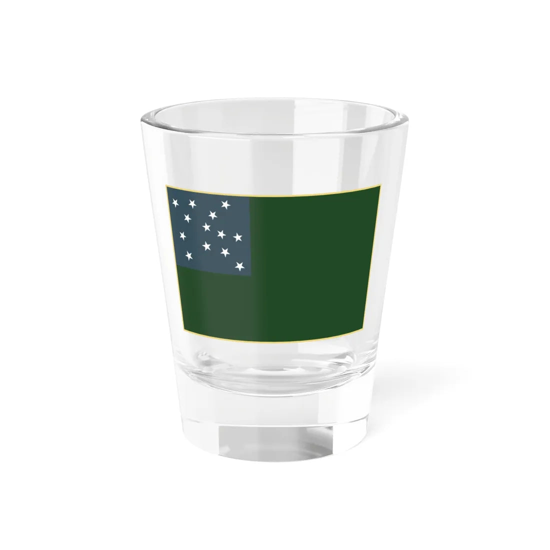 Green Mountain Boys flag (United States) Shot Glass 1.5oz 1.5oz - Go Mug Yourself