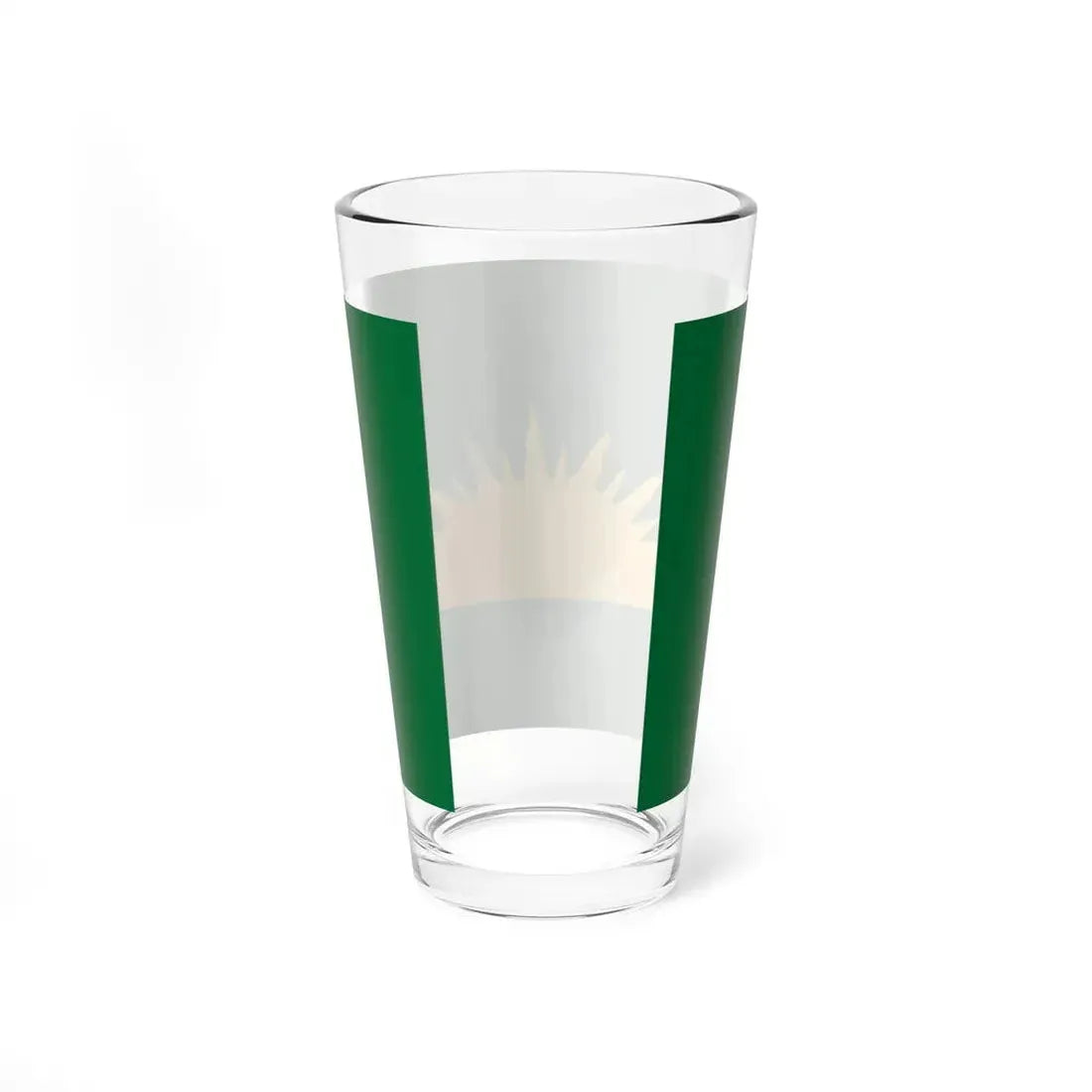 Green Sunburst Flag (Ireland) Pint Glass 16oz - Go Mug Yourself