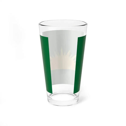 Green Sunburst Flag (Ireland) Pint Glass 16oz - Go Mug Yourself