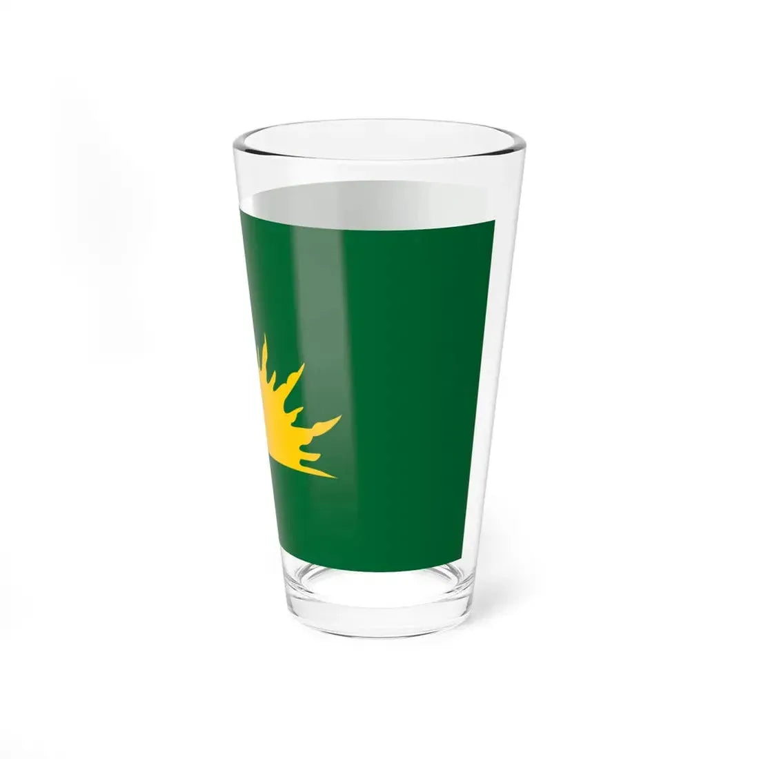Green Sunburst Flag (Ireland) Pint Glass 16oz - Go Mug Yourself
