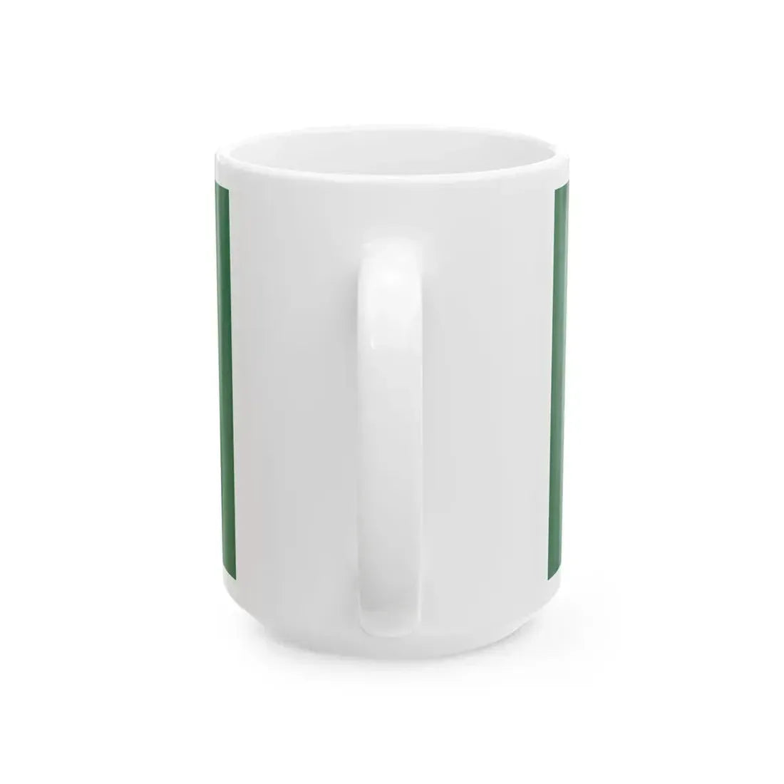 Green Sunburst Flag (Ireland) White Coffee Mug - Go Mug Yourself