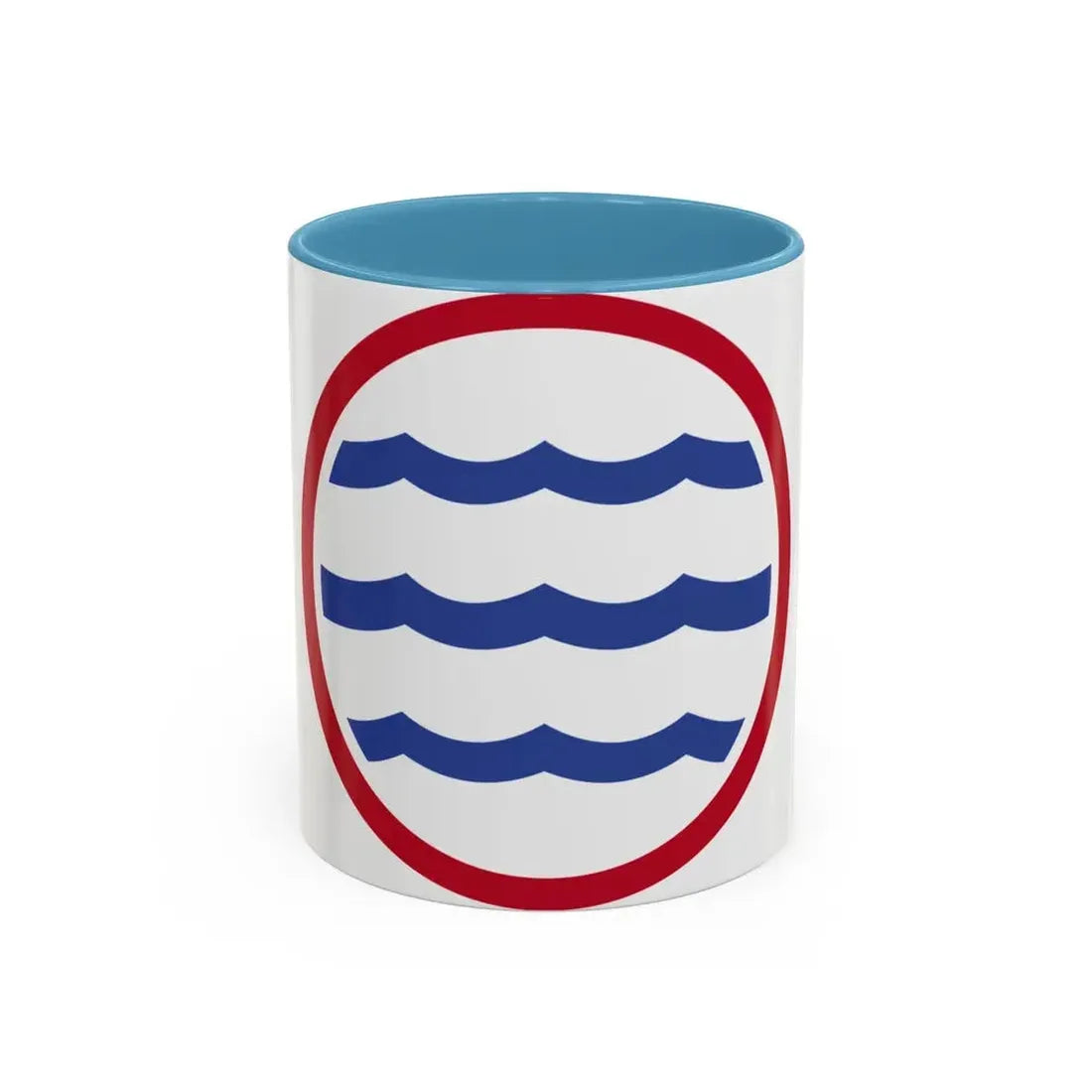 Greenland Base Command (U.S. Army) Accent Coffee Mug 11oz Light Blue - Go Mug Yourself