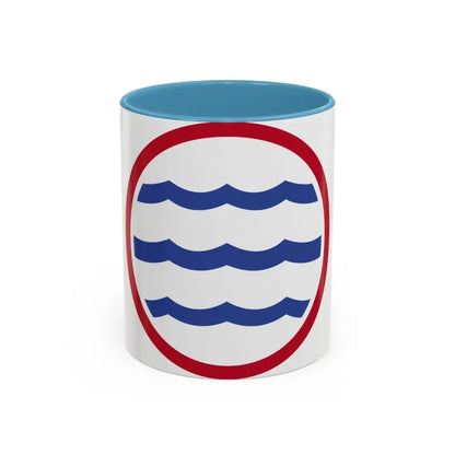 Greenland Base Command (U.S. Army) Accent Coffee Mug 11oz Light Blue - Go Mug Yourself