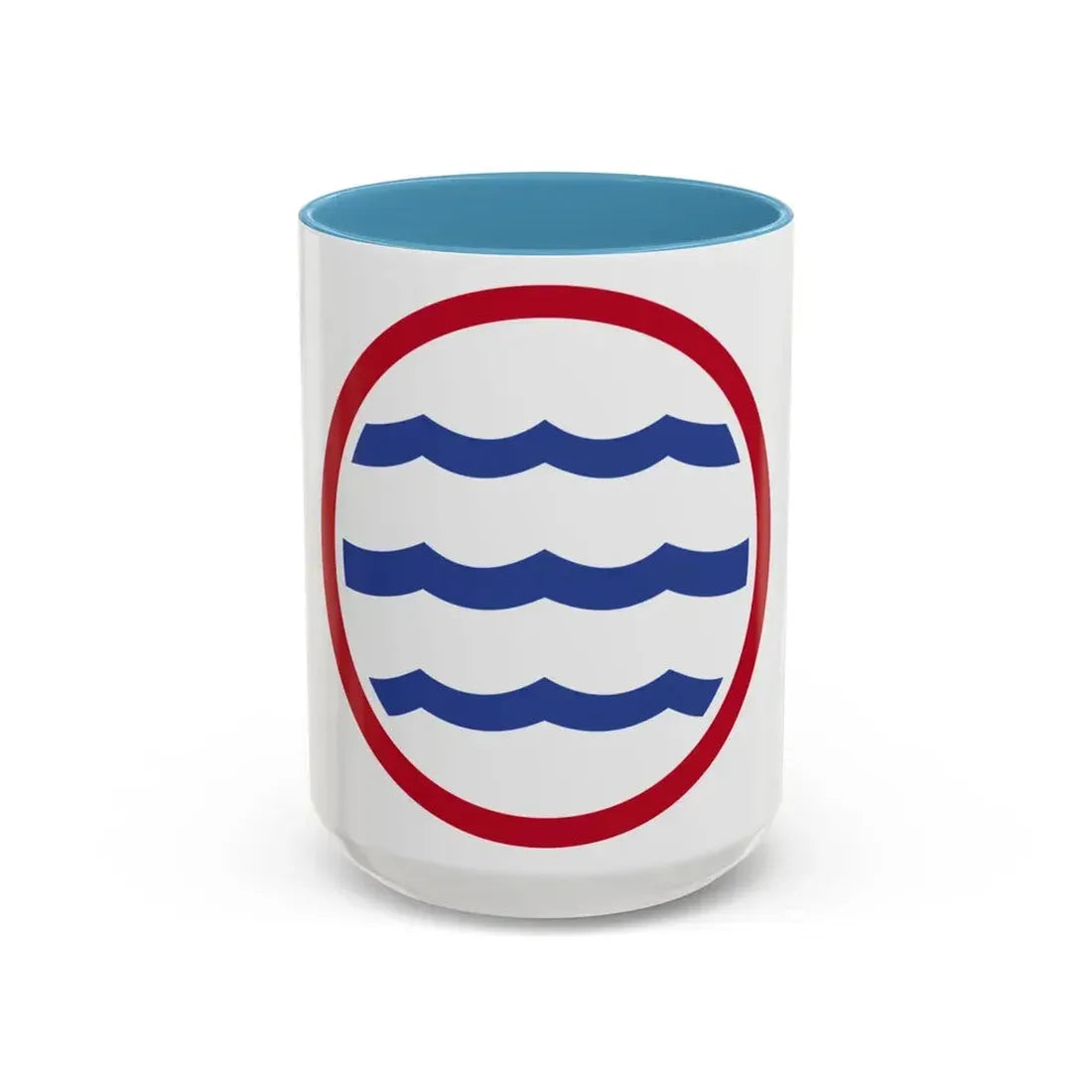 Greenland Base Command (U.S. Army) Accent Coffee Mug 15oz Light Blue - Go Mug Yourself