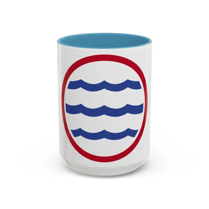 Greenland Base Command (U.S. Army) Accent Coffee Mug 15oz Light Blue - Go Mug Yourself