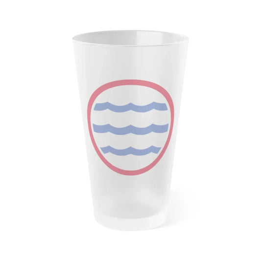 Greenland Base Command (U.S. Army) Frosted Pint Glass 16oz Default Title - Go Mug Yourself