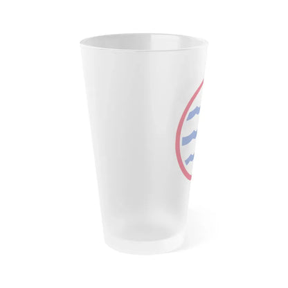 Greenland Base Command (U.S. Army) Frosted Pint Glass 16oz - Go Mug Yourself