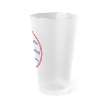Greenland Base Command (U.S. Army) Frosted Pint Glass 16oz - Go Mug Yourself