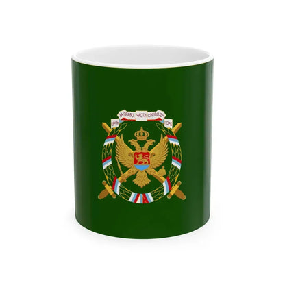 Greens of Montenegro flag (Montenegro) White Coffee Mug 11oz - Go Mug Yourself