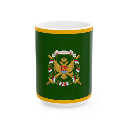 Greens of Montenegro flag (Montenegro) White Coffee Mug 15oz - Go Mug Yourself