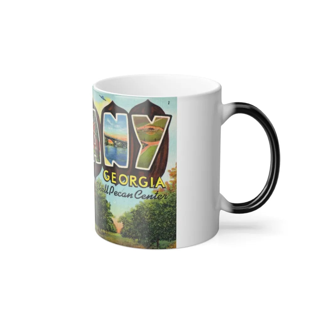 Greeting card from Albany Georgia (Greeting Postcards) Color Changing Mug 11oz-Go Mug Yourself