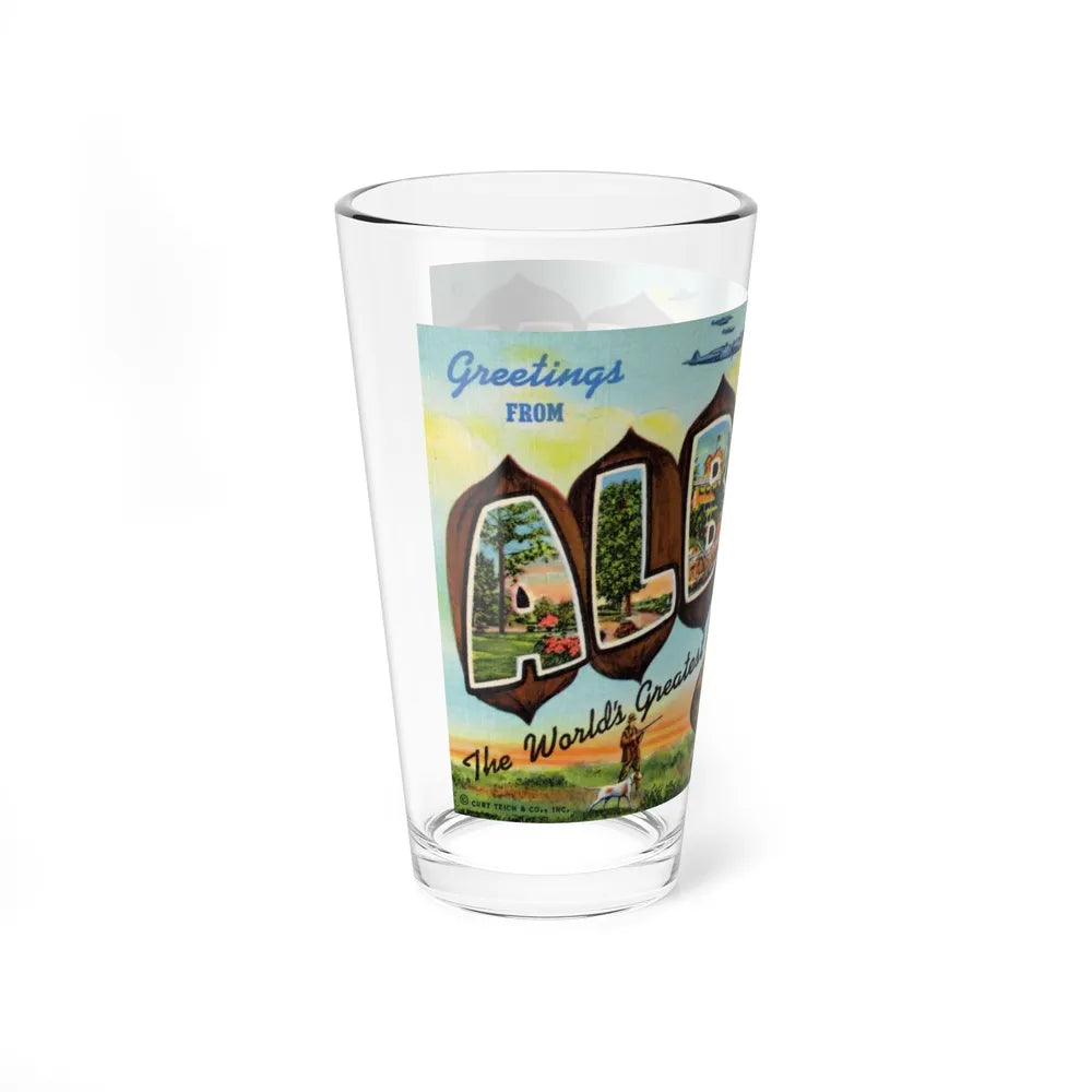 Greeting card from Albany Georgia (Greeting Postcards) Pint Glass 16oz-Go Mug Yourself