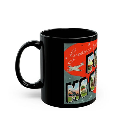 Greeting card from Fort McClellan Ala (Greeting Postcards) Black Coffee Mug-Go Mug Yourself