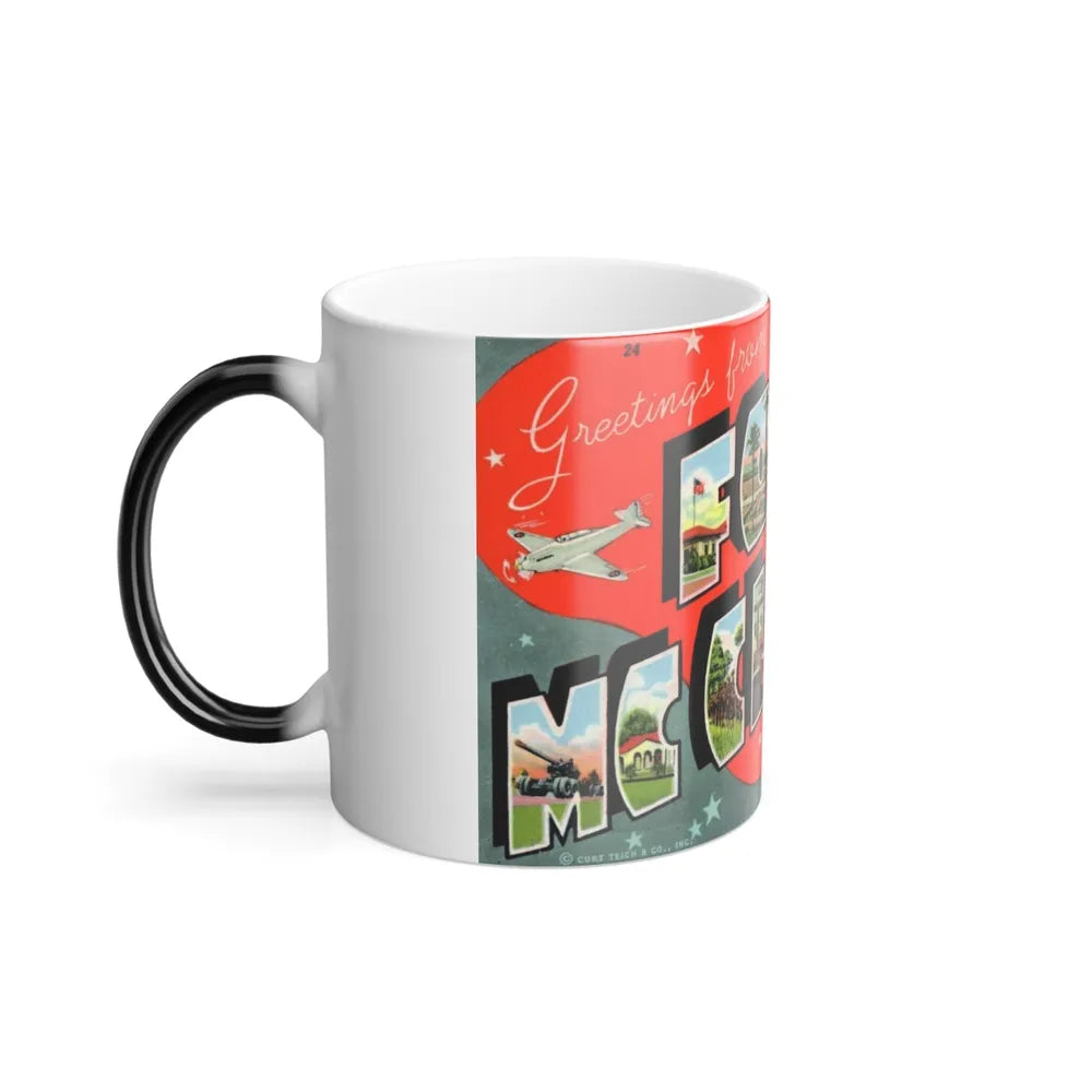 Greeting card from Fort McClellan Ala (Greeting Postcards) Color Changing Mug 11oz-Go Mug Yourself