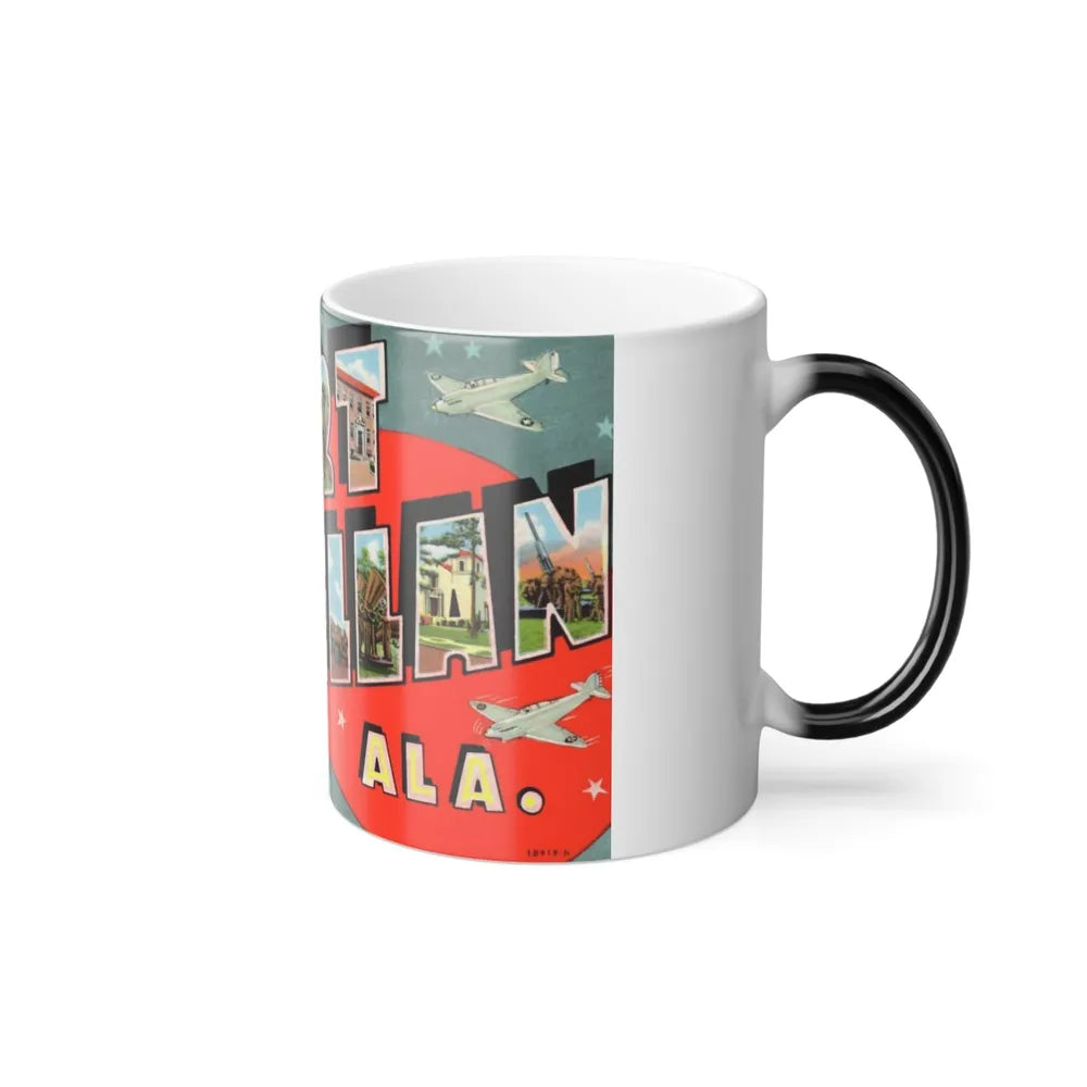 Greeting card from Fort McClellan Ala (Greeting Postcards) Color Changing Mug 11oz-Go Mug Yourself