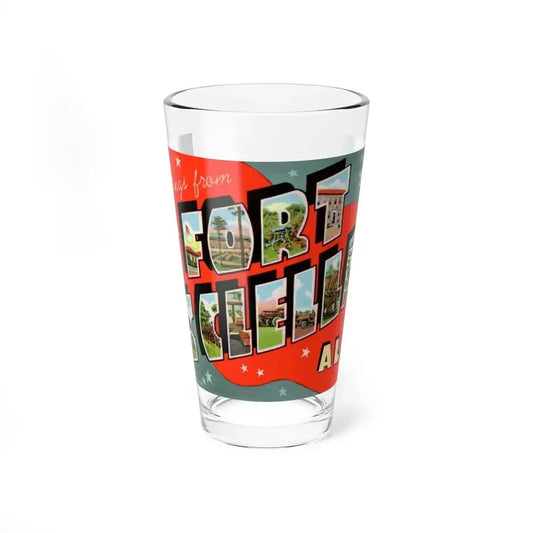 Greeting card from Fort McClellan Ala (Greeting Postcards) Pint Glass 16oz 16oz - Go Mug Yourself