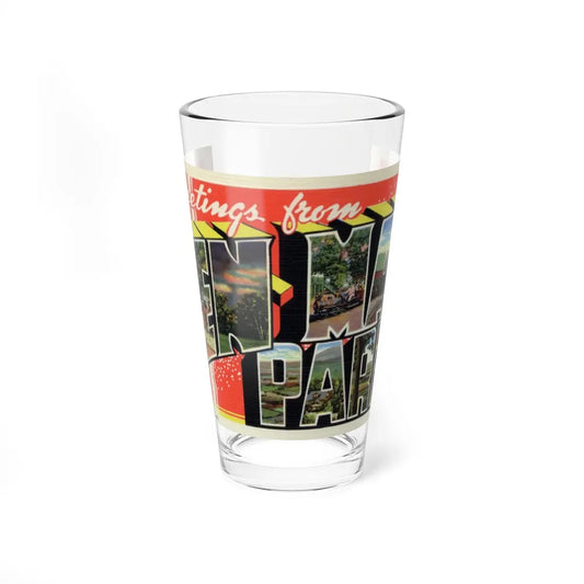 Greeting card from Pen Mar Park (Greeting Postcards) Pint Glass 16oz-16oz-Go Mug Yourself