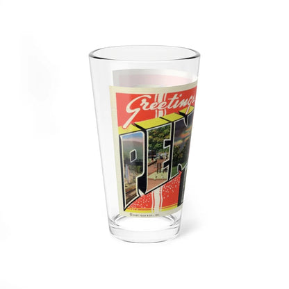 Greeting card from Pen Mar Park (Greeting Postcards) Pint Glass 16oz-Go Mug Yourself