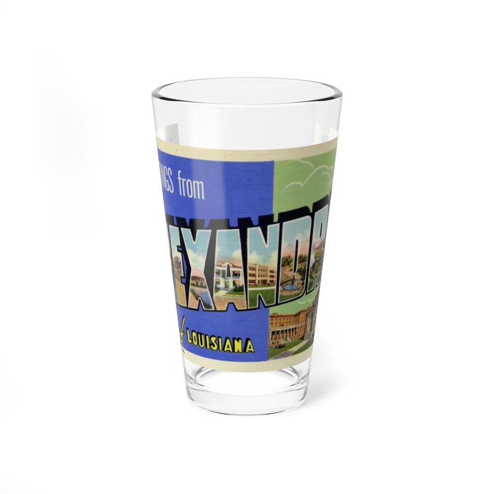 Greetings from Alexandria in the heart of Louisiana (Greeting Postcards) Pint Glass 16oz-16oz-Go Mug Yourself