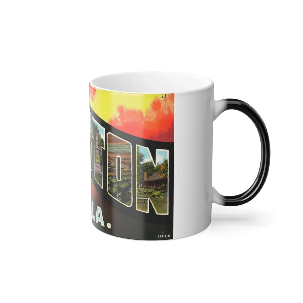 Greetings from Anniston Ala (Greeting Postcards) Color Changing Mug 11oz-Go Mug Yourself