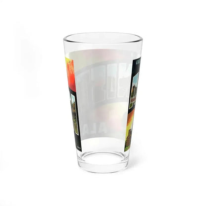 Greetings from Anniston Ala (Greeting Postcards) Pint Glass 16oz - Go Mug Yourself