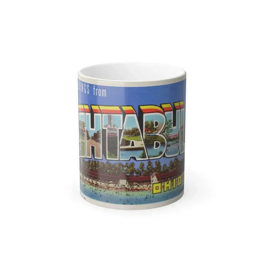 Greetings from Ashtabula Ohio (Greeting Postcards) Color Changing Mug 11oz Default Title 11oz - Go Mug Yourself