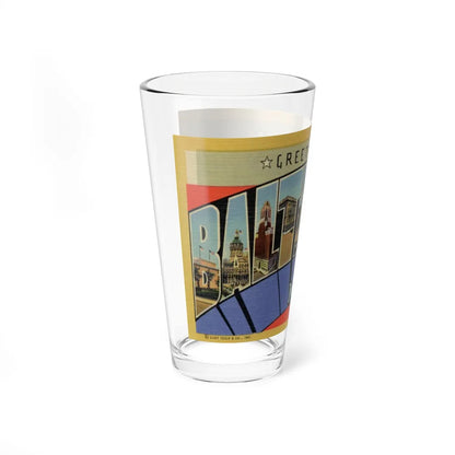 Greetings from Baltimore MD (Greeting Postcards) Pint Glass 16oz-Go Mug Yourself