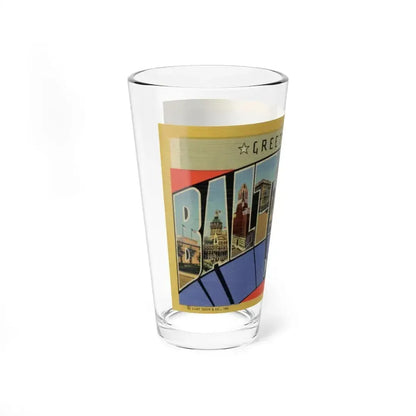 Greetings from Baltimore MD (Greeting Postcards) Pint Glass 16oz - Go Mug Yourself